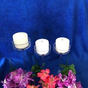 Long Stem Candle Holders Set of 3  🎀